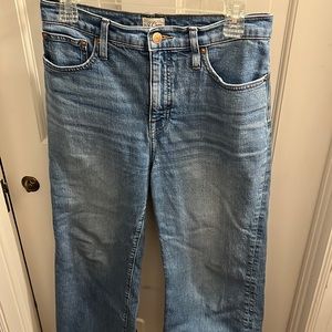 J. Crew slim wide leg jeans